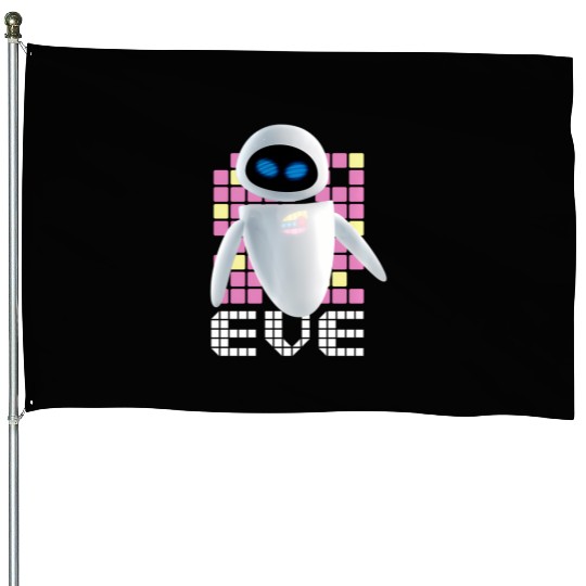 Disney Pixar Wall-E Geometric Eve House Flags