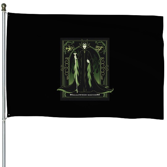 Disney Villains Maleficent Sleeping Beauty Halloween Mayhem House Flags