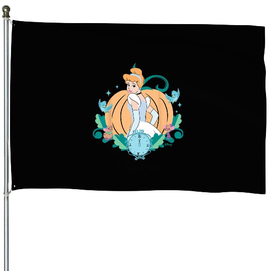 Disney Princess  Cinde Midnight Pumpkin House Flags