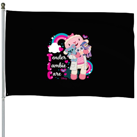 Disney Doc Mc Stuffins  TLC Lambie House Flags