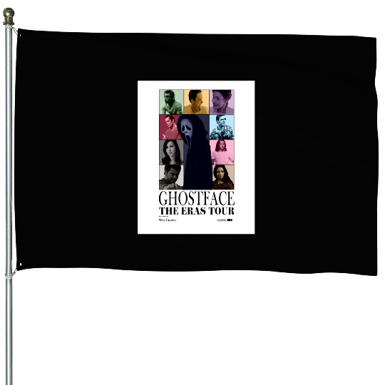 Scream Eras Tour Poster Ghostfaces Version House Flags