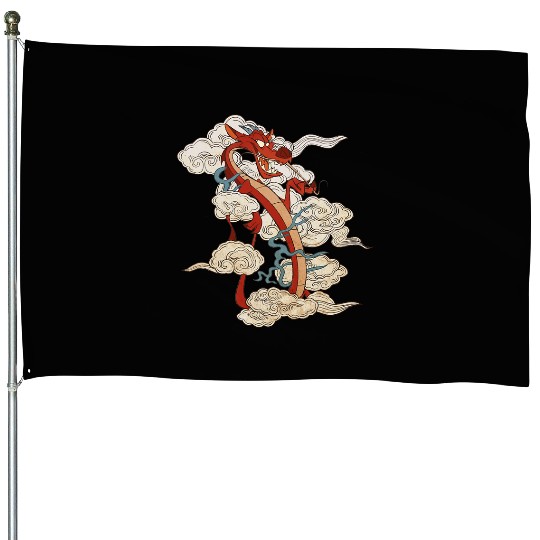 Disney Mushu House Flags