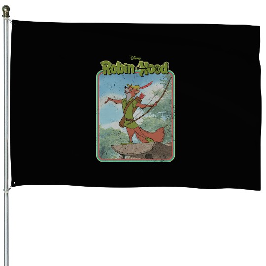 Disney Robin Hood Retro House Flags