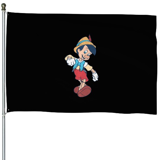 Disney Pinocchio Vintage Portrait House Flags