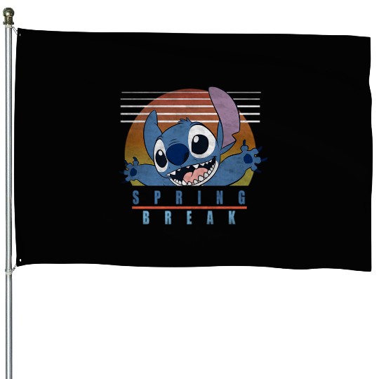 Disney Lilo And Stitch Spring Break Hawaii House Flags