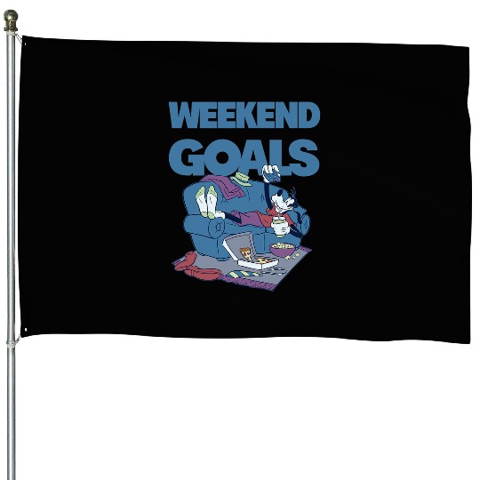 Disneys weekend goals goofy House Flags