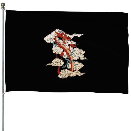 Disney Mushu House Flags