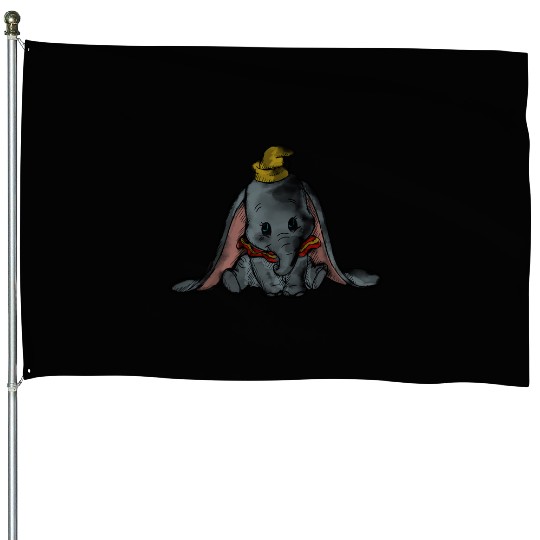 Disney Classic Dumbo Baby Elephant House Flags