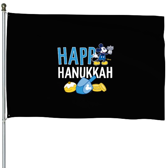 Disney  Mickey Happy Hanukkah House Flags