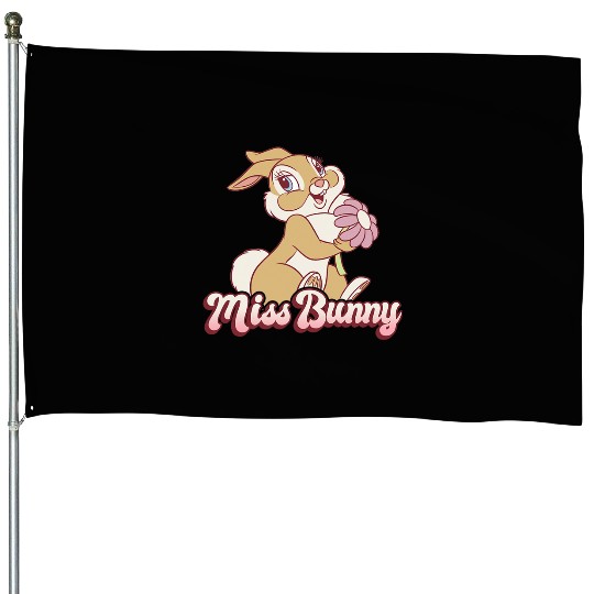 Disney Bambi Miss Bunny Floral Portrait House Flags