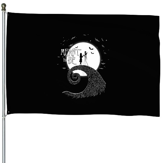 Disneys nightmare bee christmas jack and sally House Flags