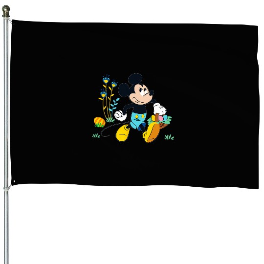 Disney Mickey Mouse Easter Egg Hunt House Flags