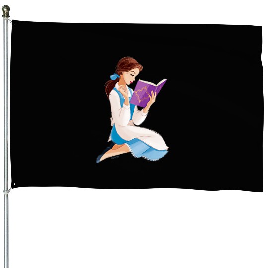 Disney Princess Belle Small Print House Flags