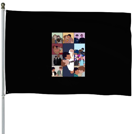 the Heartstopper Eras Tour House Flags
