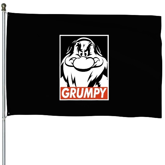 Disney Snow White Grumpy Streetwear Poster House Flags