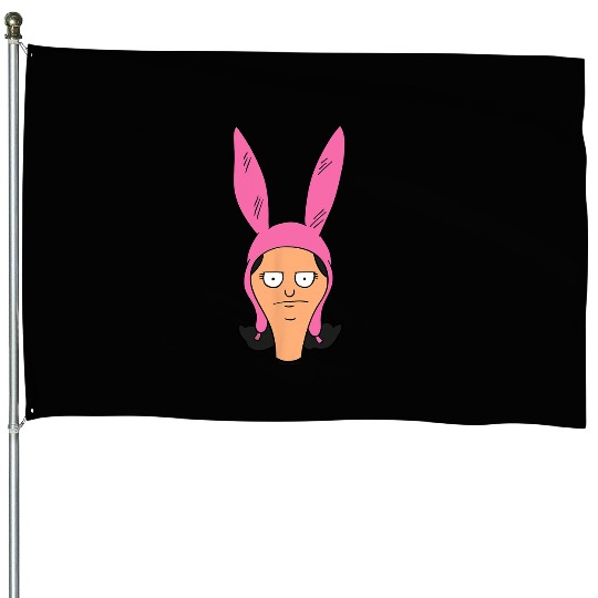 Bob's Burgers Louise Angry Big Face House Flags
