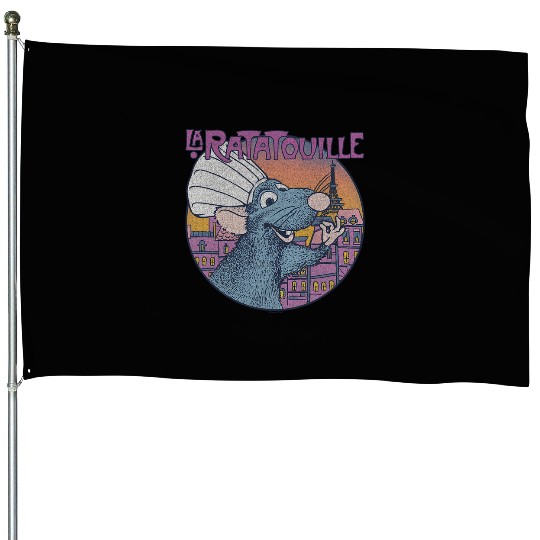 Disney Pixar Ratatouille Bon Appetit Circle Sign House Flags