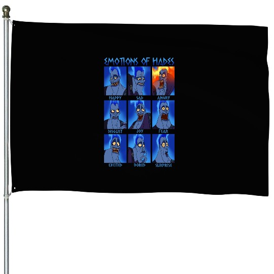 Disney Hercules Hades Emotions Graphic House Flags