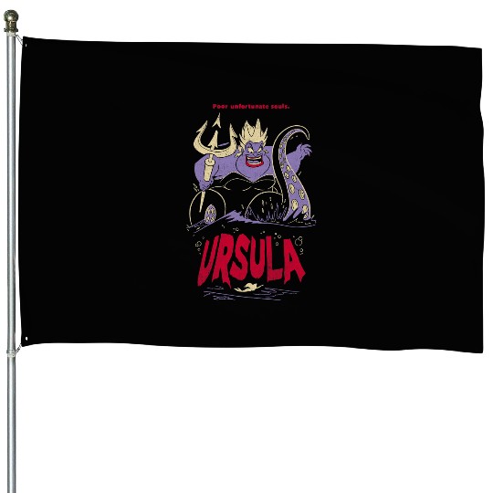 Disneys little mermaid ursula graphic House Flags