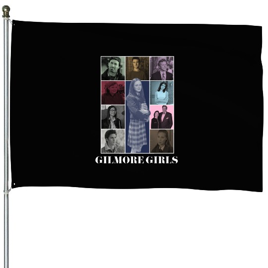 Gilmore Girls Eras Tour Poster (White Print) House Flags