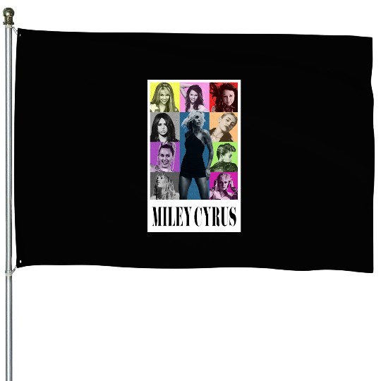 Miley Cyrus Eras Tour Shirt Flowers House Flags