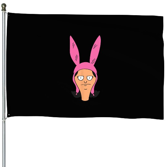 Bob's Burgers Louise Angry Big Face House Flags