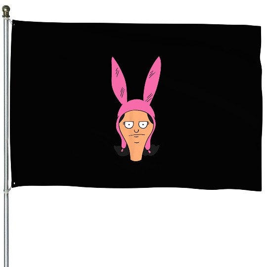 Bob's Burgers Louise Angry Big Face House Flags