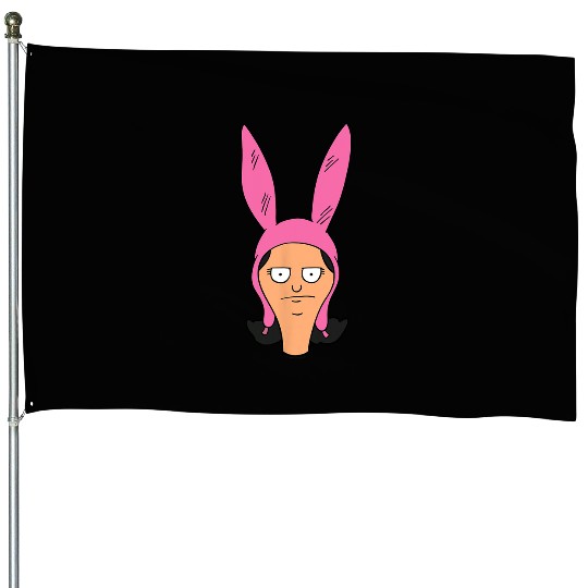 Bob's Burgers Louise Angry Big Face House Flags