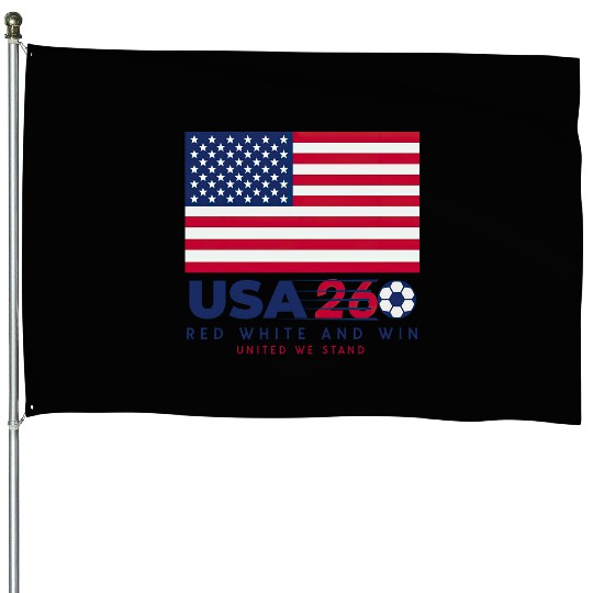 USA World Cup 2026 House Flags US Soccer