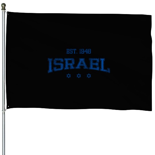 Israel-blue House Flags