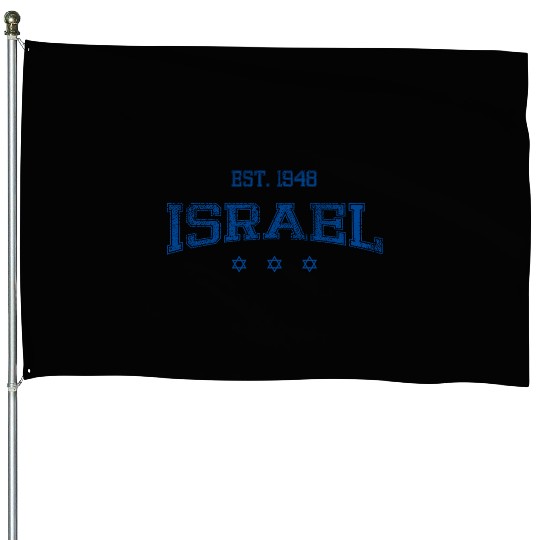 Israel-blue House Flags