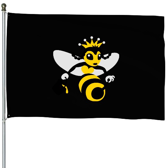 Queen Bee House Flags