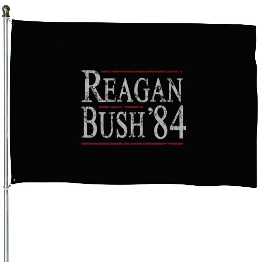 Reagan Bush 84 House Flags