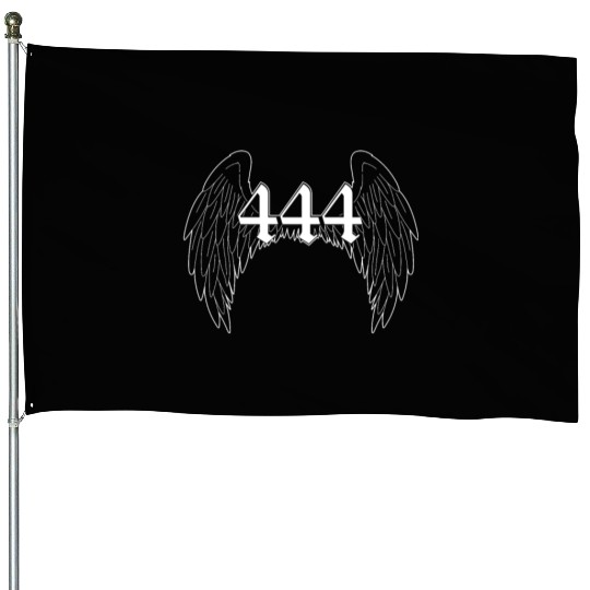White Angel Wings House Flags