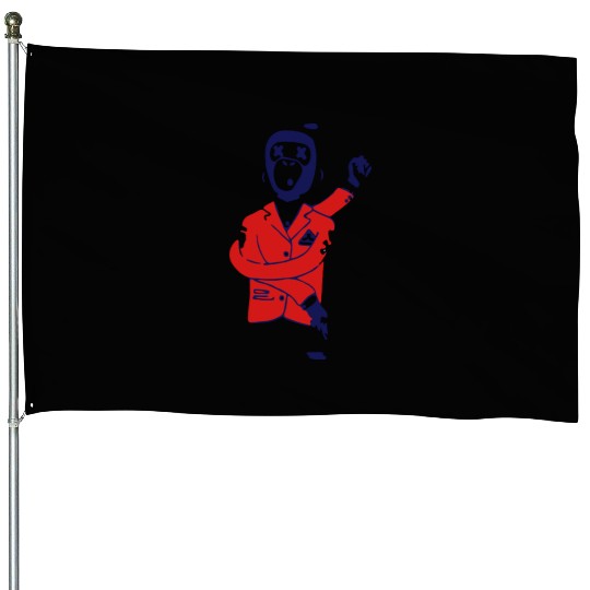 Drunk Monkey House Flags