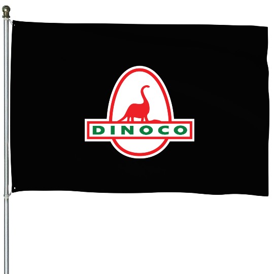 Dinoco House Flags