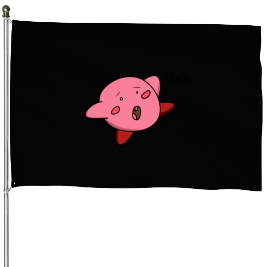 Funny Kirby House Flags