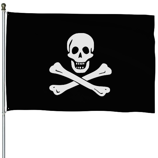 Skull and Crossbones House Flags