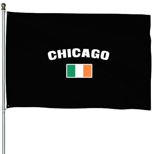 Saint Patrick's Day Chicago Irish Flag House Flags