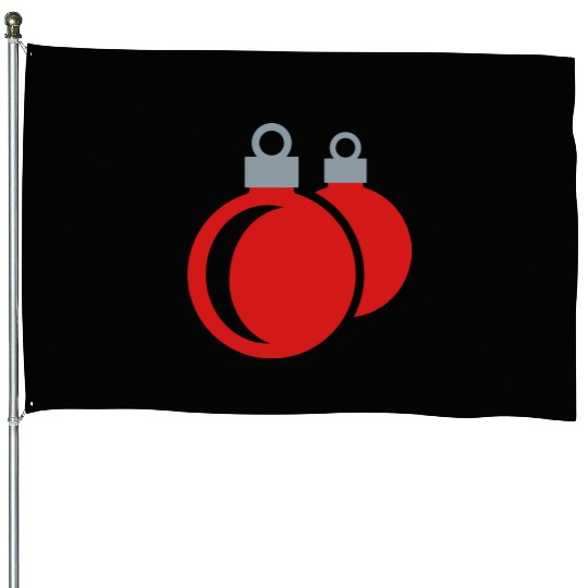 Christmas balls - xmas House Flags