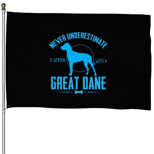 Dog Great Dane NUW House Flags