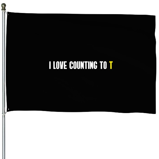 Ultimate Frisbee House Flags: Funny Stall Count Joke