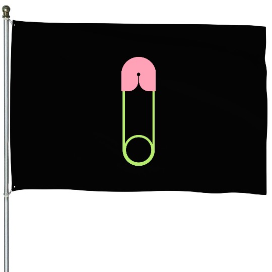Safety pin closed House Flags