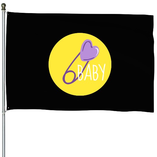 Safety pin House Flags