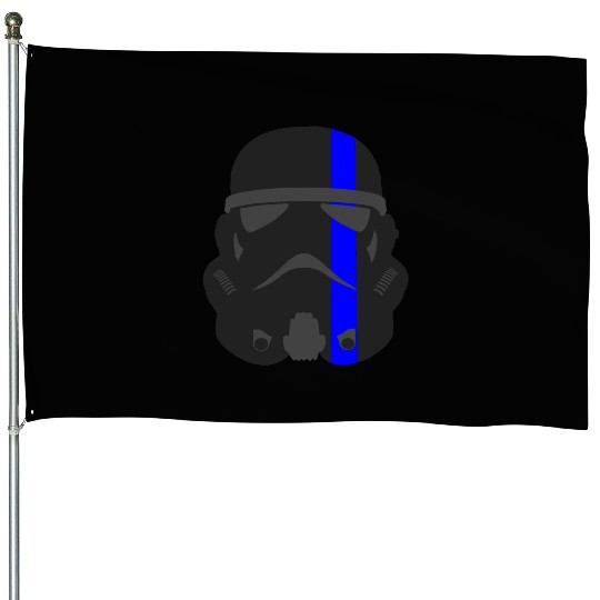 Thin Blue Line - Storm Trooper House Flags