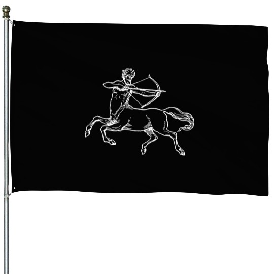 Zodiac Sagittarius House Flags