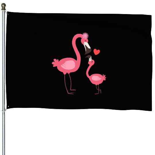flamingo family House Flags