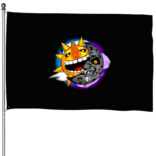 Sun & Moon House Flags