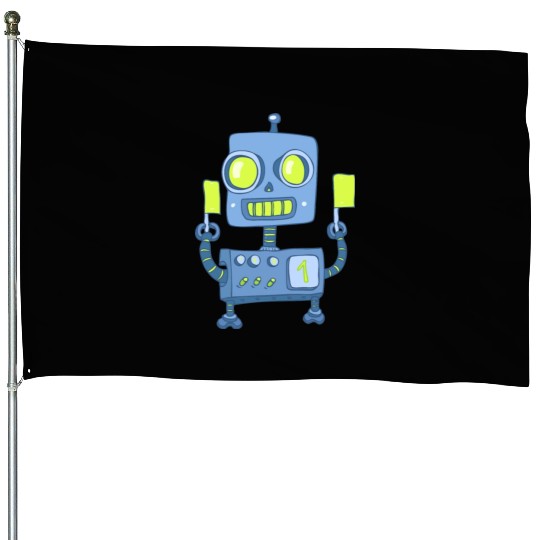 22 robot 29 png vectorstock 4842445 House Flags