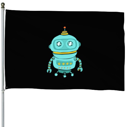 27 robot 33 png vectorstock 4842445 House Flags
